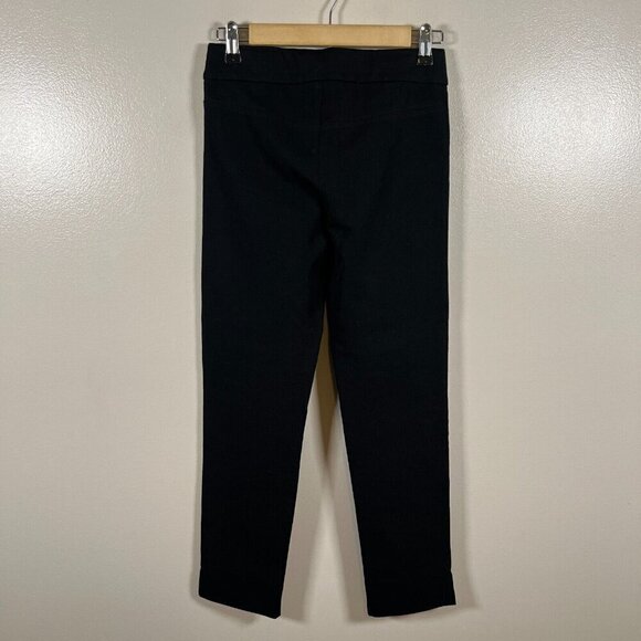 Lilly Pulitzer Merrin High-Rise Bi-Stretch Pant Size 2 Solid Black Work Office - Picture 2 of 9